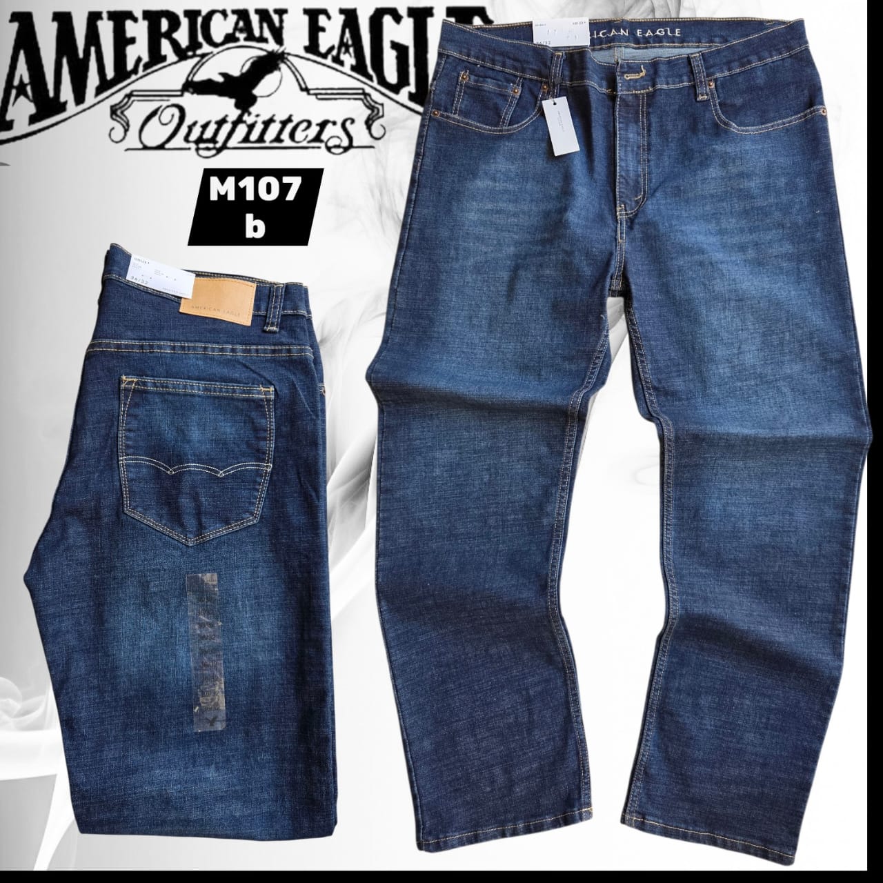Pantalon azul lavado