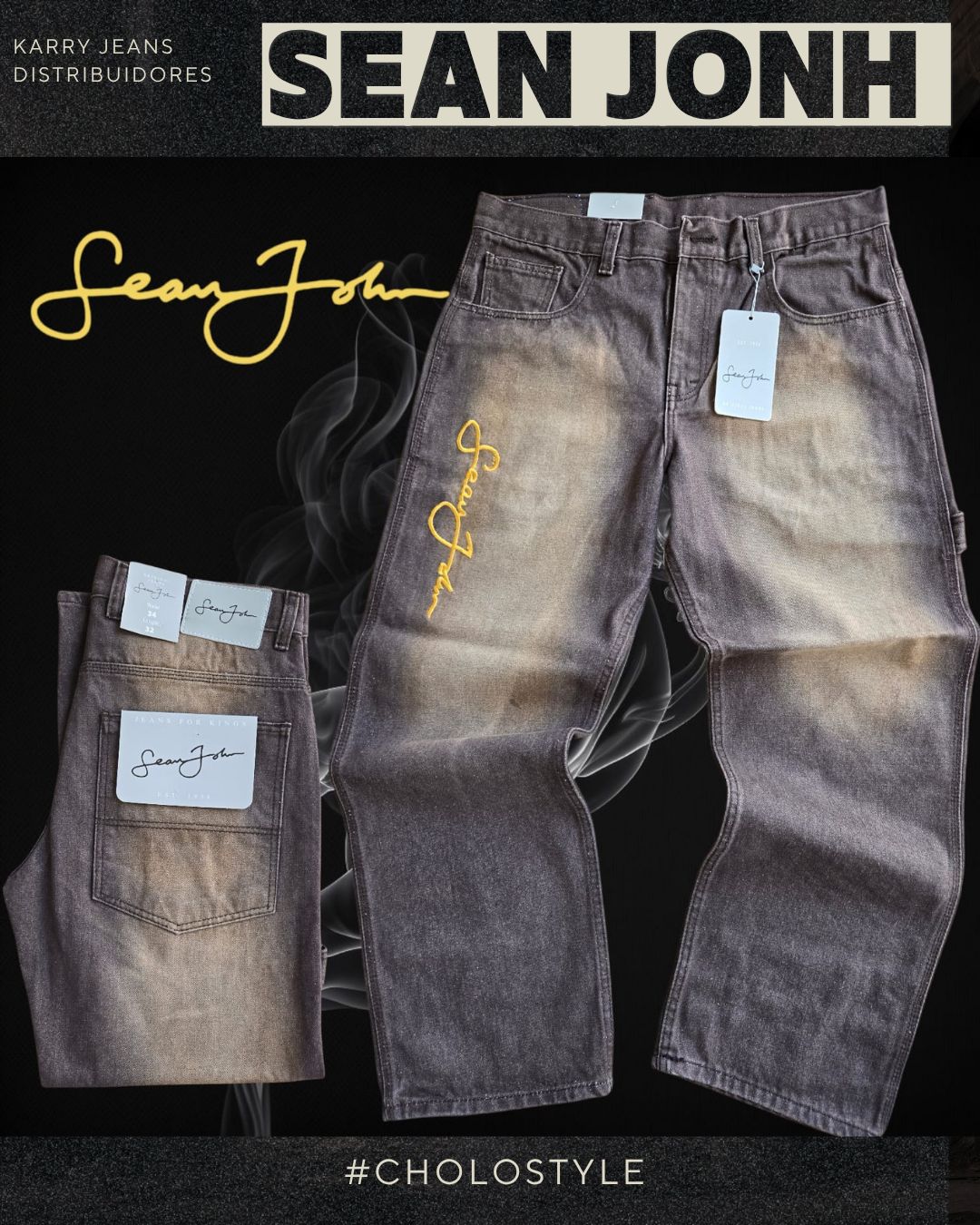 Pantalon chocolate lavado