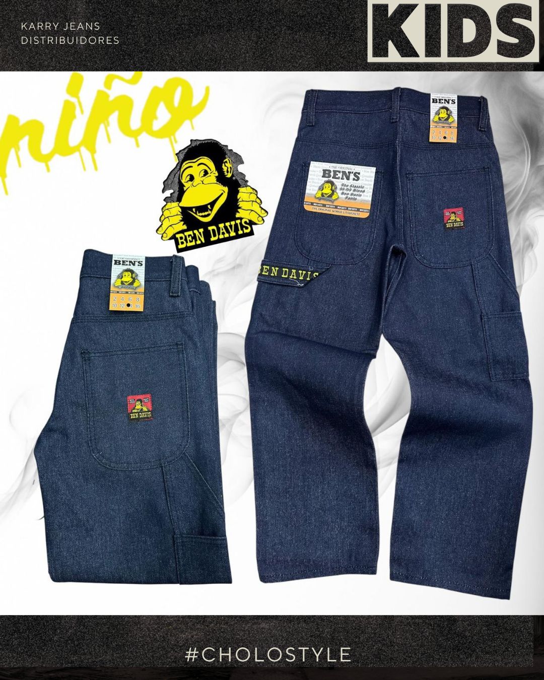 Pantalon niño azul