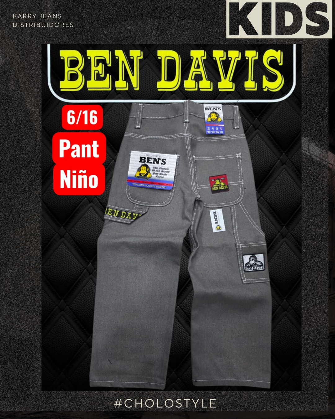 Pantalón niño gris