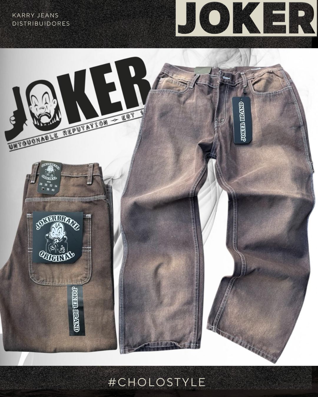 Pantalon chocolate lavado